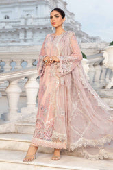Unstitched Embroidered Chiffon Suit